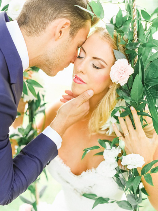Luxurious England Wedding with Blush and Gold Accents
