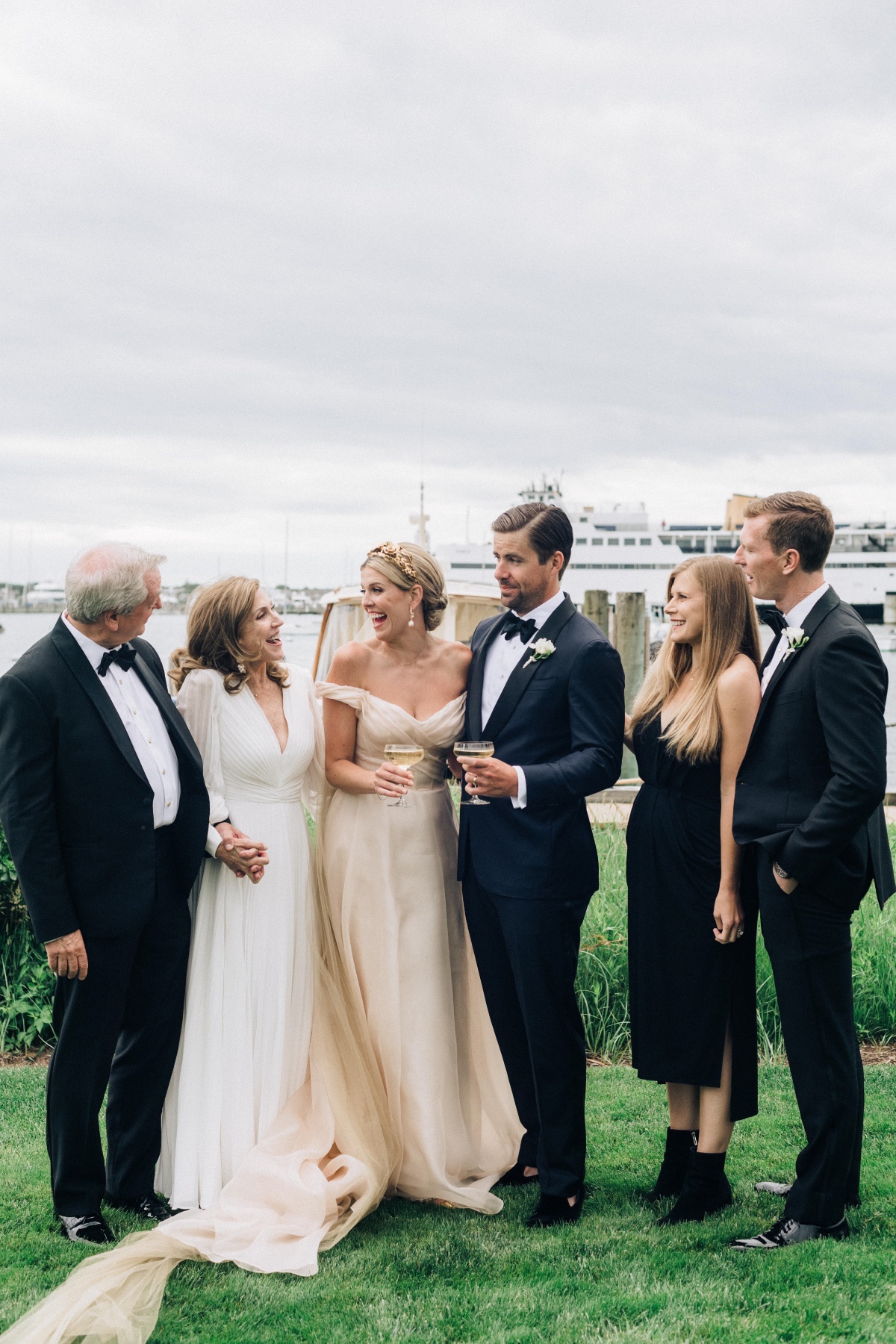 Black tie Nantucket wedding