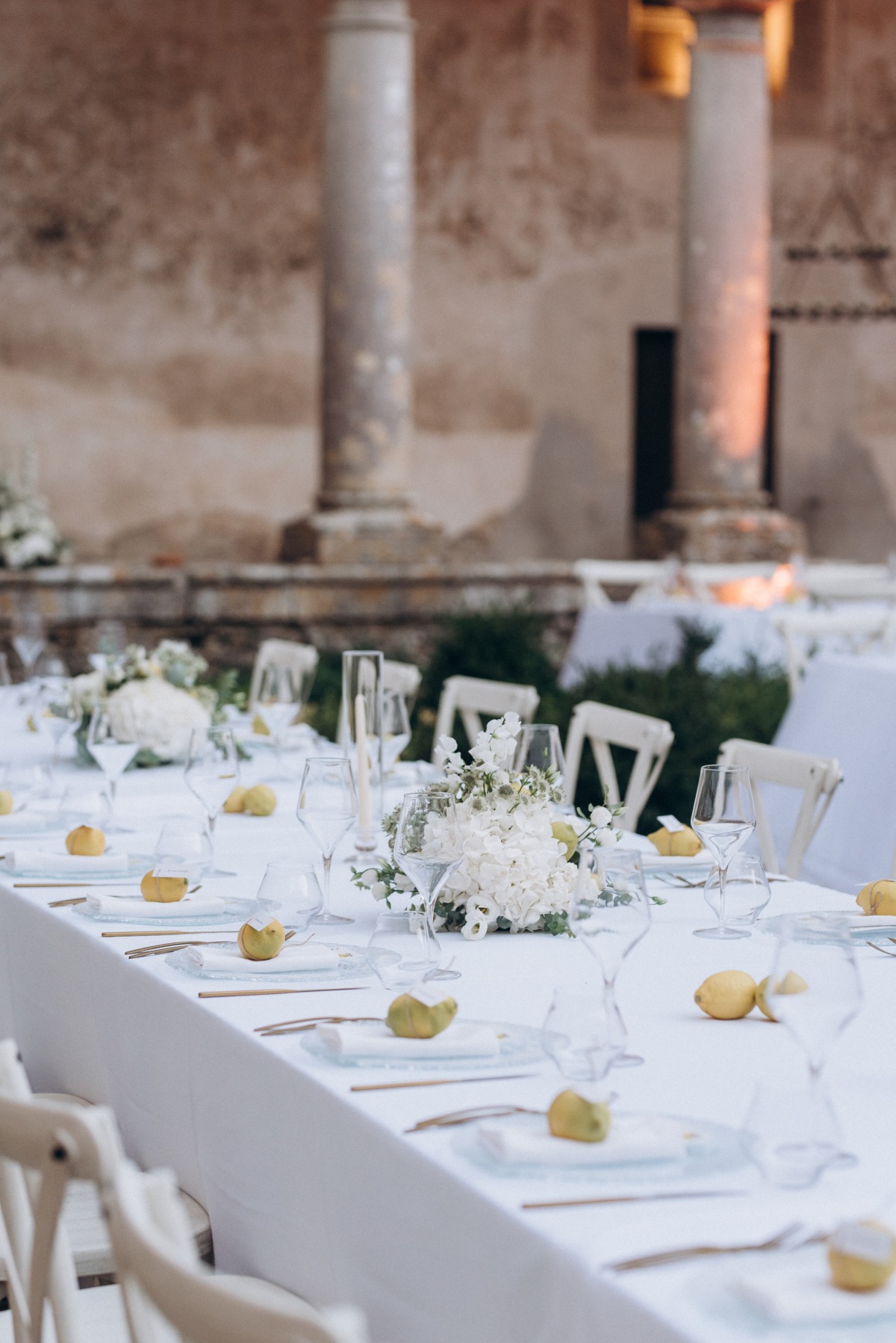 Mediterranean wedding decor